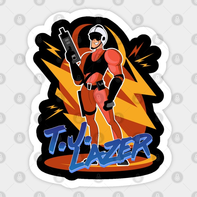 T.J. Lazer Sticker by Meta Cortex